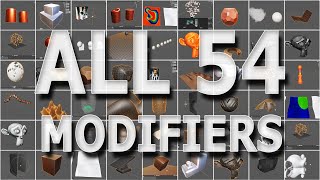 All 54 Modifiers in Blender Explained in 10 Minutes [upl. by Yecrad]