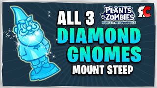 ALL 3 Diamond Gnome Locations in Mount Steep  Plants Vs Zombies Battle for Neighborville [upl. by Ennoitna]