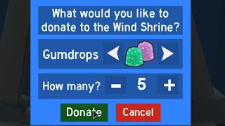 The best wind shrine donation  Bee Swarm simulator [upl. by Altheta]