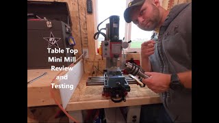 HARBOR FREIGHT MINI MILLING MACHINE SPEEDWAY SERIES REVIEW AND TESTING [upl. by Carhart]