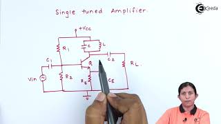 Single Tuned Circuit Diagram Frequency Response  Low Power Amplifiers  Applied Electronics [upl. by Htepsle]