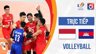 🔴LIVE Indonesia  Cambodia l Mens Volleyball  SEA Games 31 [upl. by Nashner]