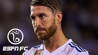 Sergio Ramos 18 red cards is a disgrace  ESPN FC [upl. by Aicenad]