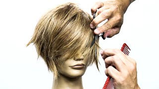 Shag Pixie Haircut Tutorial  Step by Step [upl. by Sinnod]