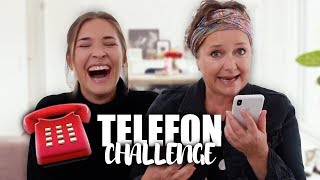 TELEFON CHALLENGE mit meiner MUTTER  janasdiary [upl. by Nwahsak802]