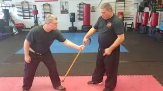 Cane selfdefense from wrist grab [upl. by Wendel]