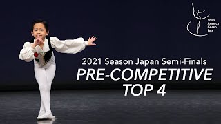 YAGP Japan 2021 PreCompetitive Men Top 4 Classical Ballet Variations [upl. by Etsirk]