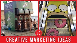 47 Creative Marketing and Guerilla Marketing Ideas Slideshow [upl. by Vanda]