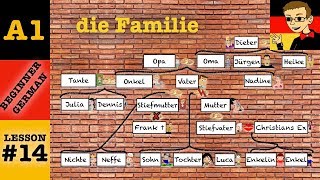 die Familie Stammbaum  Beginner German with Herr Antrim 14 [upl. by Prosperus571]