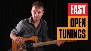 Open D Tuning Made Easy  Guitar Tricks [upl. by Desirae]