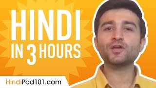 Learn Hindi in 3 Hours  ALL the Hindi Basics You Need [upl. by Middleton]