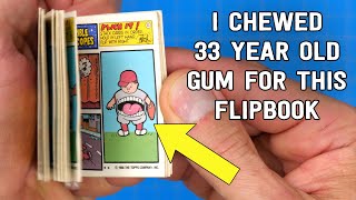 I chewed 33 year old GUM for this flipbook 🤮 [upl. by Ailaza695]