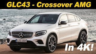 2018 Mercedes Benz GLC 43 AMG Coupe First Drive Review In 4K UHD [upl. by Llewol]