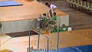 Olga Korbut 1972 Olympics EF UB [upl. by Ecyaj]