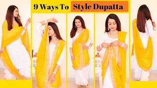 MUST Try Dupatta Styles  How to Style Dupatta with Punjabi Suits gulzBeauty [upl. by Elidad]