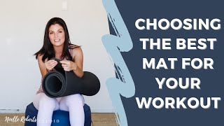 How to Choose the Right Mat for Your Pilates Practice  Pilates FAQ Pilates vs Yoga Mats [upl. by Eidak]