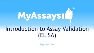 Introduction to Assay Validation ELISA [upl. by Dickman]