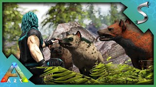 I MADE FRIENDS WITH A PACK OF HYAENODONS  Modded ARK The Hunted E25 [upl. by Negriv]