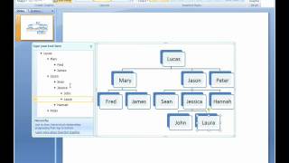 Office 2007 Demo Create a family tree [upl. by Anar]