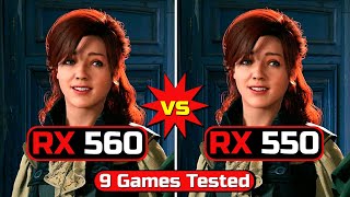 RX 550 vs RX 560  How Big Is The Difference [upl. by Koeninger]