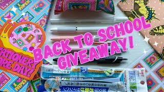 Back to School GIVEAWAY 2024  Stationery [upl. by Pilihp]