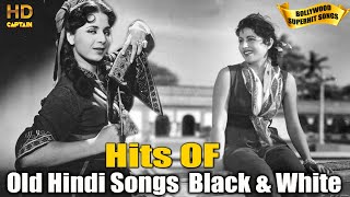 Old Hindi Songs Black amp White  Ultimate Bollywood Hit Songs Jukebox [upl. by Alejo]