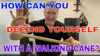 Walking Cane Self Defense Techniques [upl. by Hoo995]