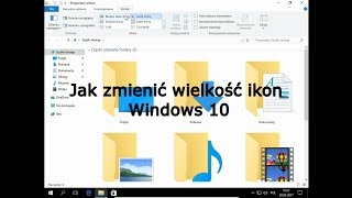 Jak zmienić wielkość ikon Windows 10 [upl. by Ordnajela]