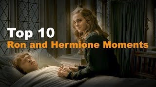 Top 10  Ron and Hermione Moments [upl. by Leila]