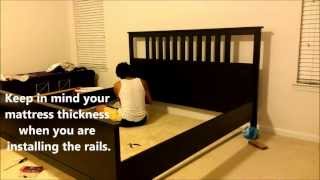 Assembling an IKEA HEMNES Bed [upl. by Sardse249]