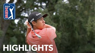 Collin Morikawas highlights  Round 2  Safeway Open 2019 [upl. by Kciv199]