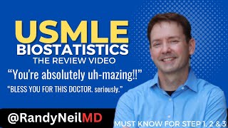 USMLE STEP 1 2CK BIOSTATS quotQUICK REVIEWquot [upl. by Ydnak]