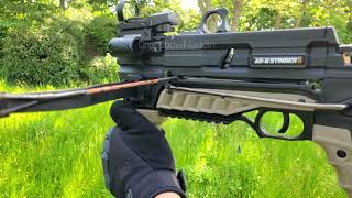 Steambow AR6 Stinger 2 Action Video 5 Schuss [upl. by Sixele252]