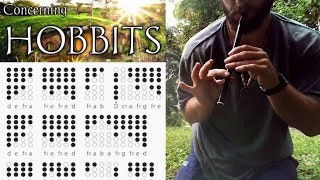 Tin Whistle Tabs for Lord of the Rings  Concerning Hobbits [upl. by Phyl]