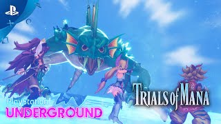 Trials of Mana  Fiegmund Boss Battle  PlayStation Underground [upl. by Tsyhtema869]