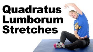 Top 5 QL Stretches Quadratus Lumborum  Ask Doctor Jo [upl. by Kress]