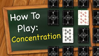 How to play Concentration [upl. by Ahtrim361]