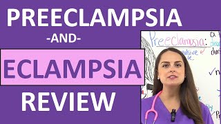 Preeclampsia Eclampsia in Pregnancy Nursing Review Pathophysiology Symptoms NCLEX [upl. by Rumit]