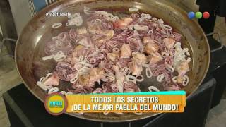 Receta Super paella de mariscos  Morfi [upl. by Latsirc]