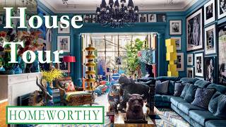 HOUSE TOUR  Inside A Maximalist New York City Townhouse [upl. by Ariek]