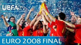 Spain v Germany UEFA EURO 2008 final highlights [upl. by Enilekcaj970]