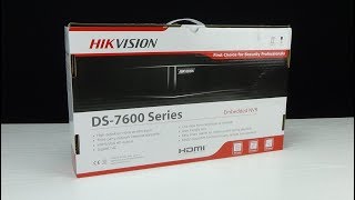 Hikvision DS7604NIK14P Network Video Recorder IP  Unboxing [upl. by Martinson]