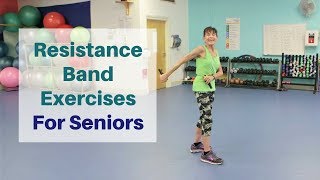 10 Minute Resistance Band Workout For Seniors [upl. by Maximo]