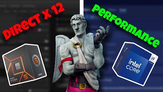 DX12 vs Performance Mode Fortnite AMD 2024 [upl. by Llenol]