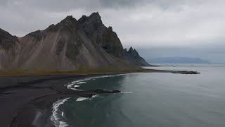 Vestrahorn  Stokksnes Peninsula  Iceland  DJI Spark [upl. by Cobby317]