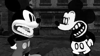 Mickey Mouse FNF 3D and 2D Animation Comparison [upl. by Isnyl223]