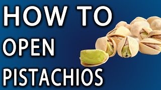 How To Open Commercial Pistachios And Eat [upl. by Elburr]