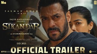 SIKANDAR  Official Trailer  Salman Khan  Rashmika Mandanna  Sajid Nadiadwala  A R Murugadoss [upl. by Eloci92]