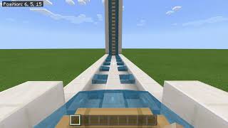 Minecraft Boat Water Slide TUTORIAL IN DESCRIPTION [upl. by Ihskaneem]