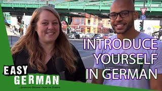 Introduce yourself in Slow German  Super Easy German 1 [upl. by Negam]